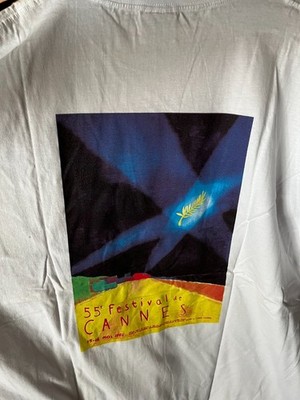 Offizielles Filmfestival Cannes 2002 T-Shirt weiß XXL Poster