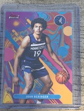 2025-26 Topps Finest - ROOKIE Common Joan Beringer #17 Oil Spill Refractor (RC)
