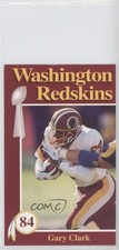 1992 Mobil Washington Redskins Police Gary Clark 0o9