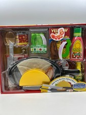 Melissa  Doug Fill  Fold Taco  Tortilla Set, 43 Pieces Sliceable Wooden Mex