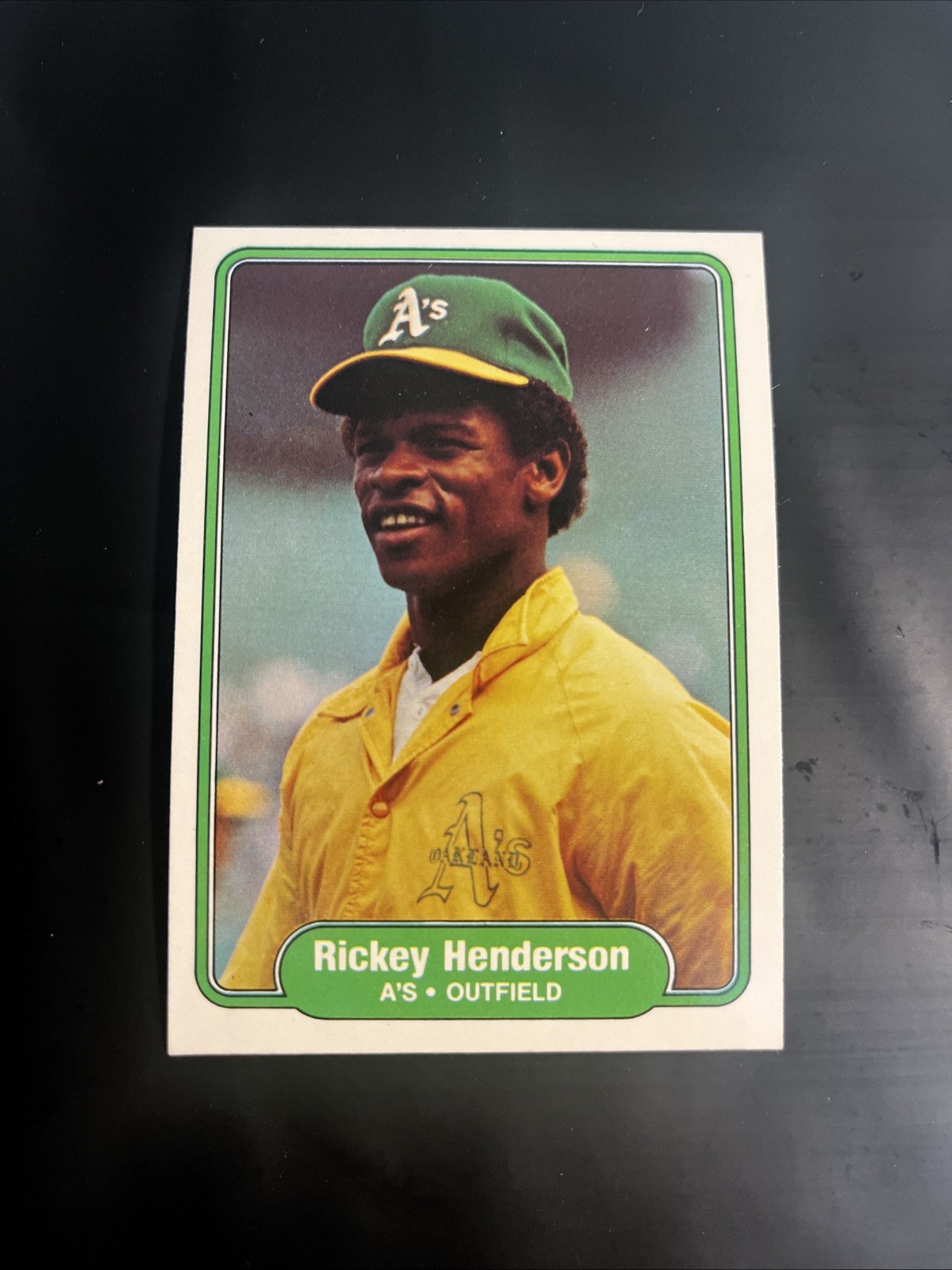 Rickey Henderson #92 1982 Fleer Oakland Athletics  NRMT Or Better