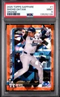 2025 TOPPS CHROME SAPPHIRE 1 SHOHEI OHTANI ORANGE REFRACTOR /25 PSA 9 2139