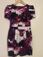 Next Runway Collection Dress - UK Size 10 Splash Abstract Print 