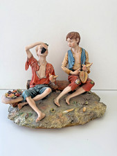 Large Capodimonte porcelain sculpture "The Fruit Eaters"