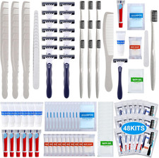 48 Sets Hygiene Kits for Homeless in Bulk Homeless Basic Toiletry Kits Care Pack