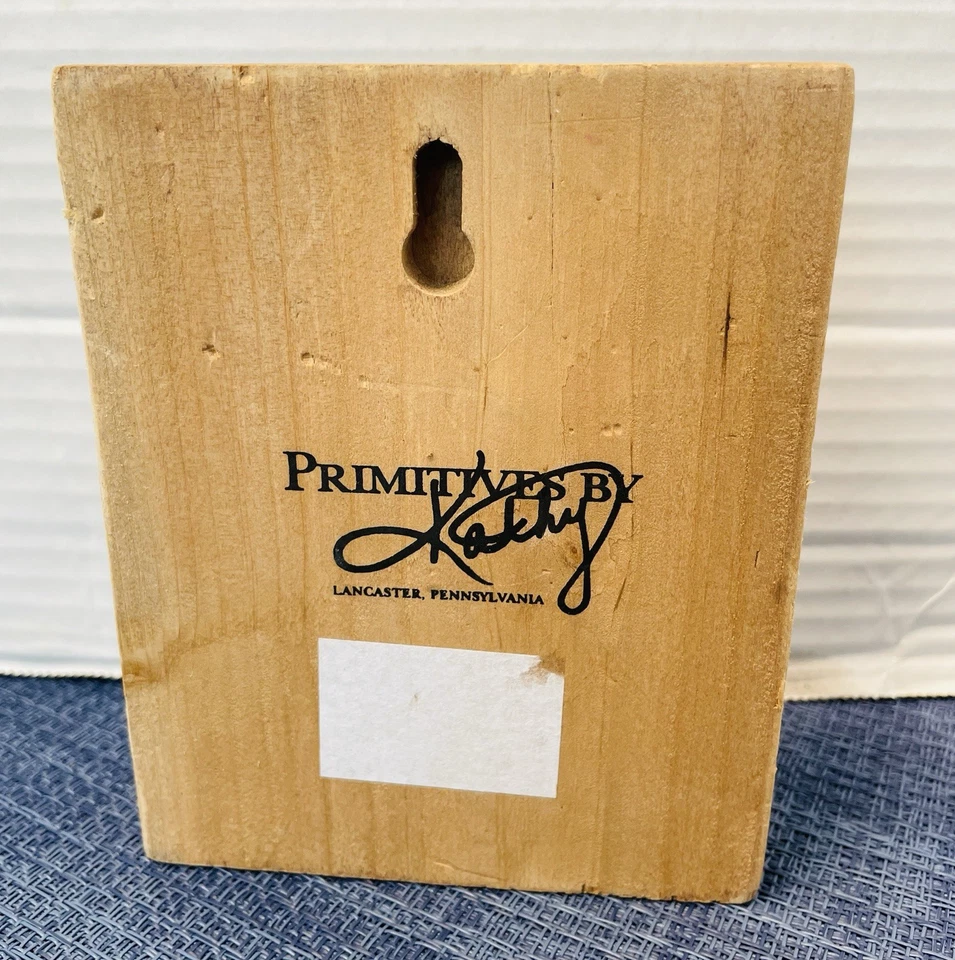 Primitives By Kathy Porch Steps and Pumpkins Wood Sign 5" x 4" Floral Fall - Image 4 of 4