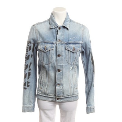 Off-White Jeansjacke S Blau Sehr gut