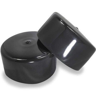 Made in USA 3'' Inch Round Vinyl Plug Insert 50 Pack, Rubber Flexible Tall End...