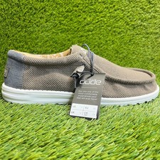 Hey Dude Wally Paisley Mens Size 13 Chocolate White Casual Walking Slip-On Shoes