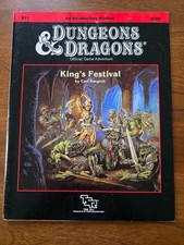 D&D Dungeons & Dragons B11 King's Festival Module Complete Original 9260 TSR