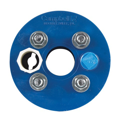 #ad Campbell PS4X1 ABS Plastic 3 4 Hole Dia. in. Well Seal for 6 I.D. x 1 O.D. Pipe $23.94