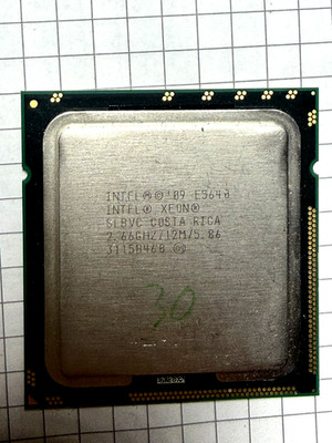 1pc Intel Xeon CPU E5640 SLBVC 2.66GHz 12M 5.86 Socket COSTA RICA Prozessor