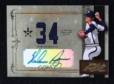 2004 Playoff Prime Cuts II Relic Auto Number 15/34 Nolan Ryan HOF