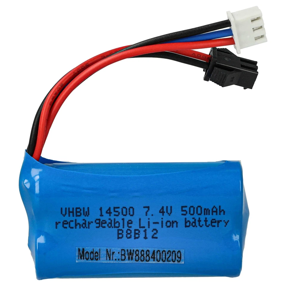 RC Akku Modellbau SM-2P 500mAh 7,4V - Bild 3 von 4