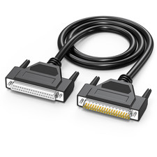 D-Sub 37 Pin Cable Shielded, DB37 Male to Female Cable 5FT, 37Pin DB37 Extension