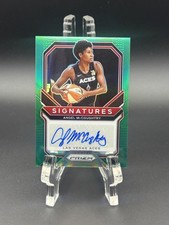 2021 Panini Prizm WNBA- Angel McCoughtry #SG-AMC Signatures Green