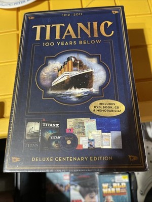 Titanic: 100 Years Below (DVD, 2012, 2-Disc Set, With Book DVD/CD)