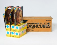 Sylvania Blue Dot Flashcubes 6x 3 pack NEW NIB Cubes