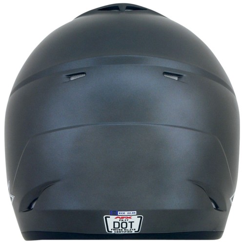 AFX FX-17 Solid MX Offroad Helmet Frost Gray - Picture 4 of 4