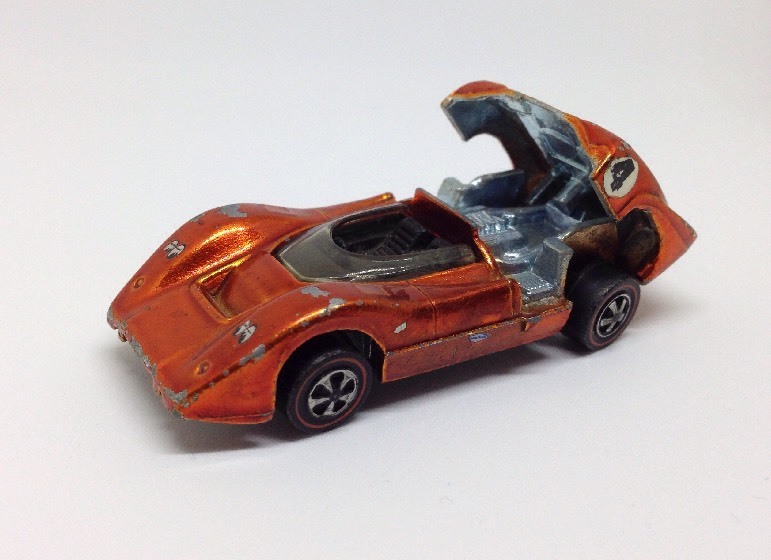 ミニカー Hot Wheels McLaren M6A 1968 Redline Vintage 1968 REDLINE Hotwheels McLaren M6A Spectra Orange Racer