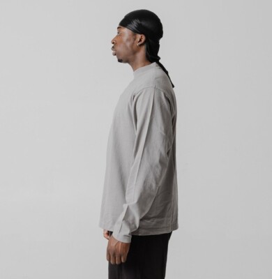 Yeezy Gap Long Sleeve T-Shirt Gray Unreleased Season YZY ALL Yeezy Gap Long Sleeve T-Shirt Gray Unreleased Season YZY ALL