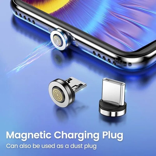 🇭🇲 Magnetic Charging Cable REPLACMENT DATA TIPS USB C 7pin - Picture 2 of 9
