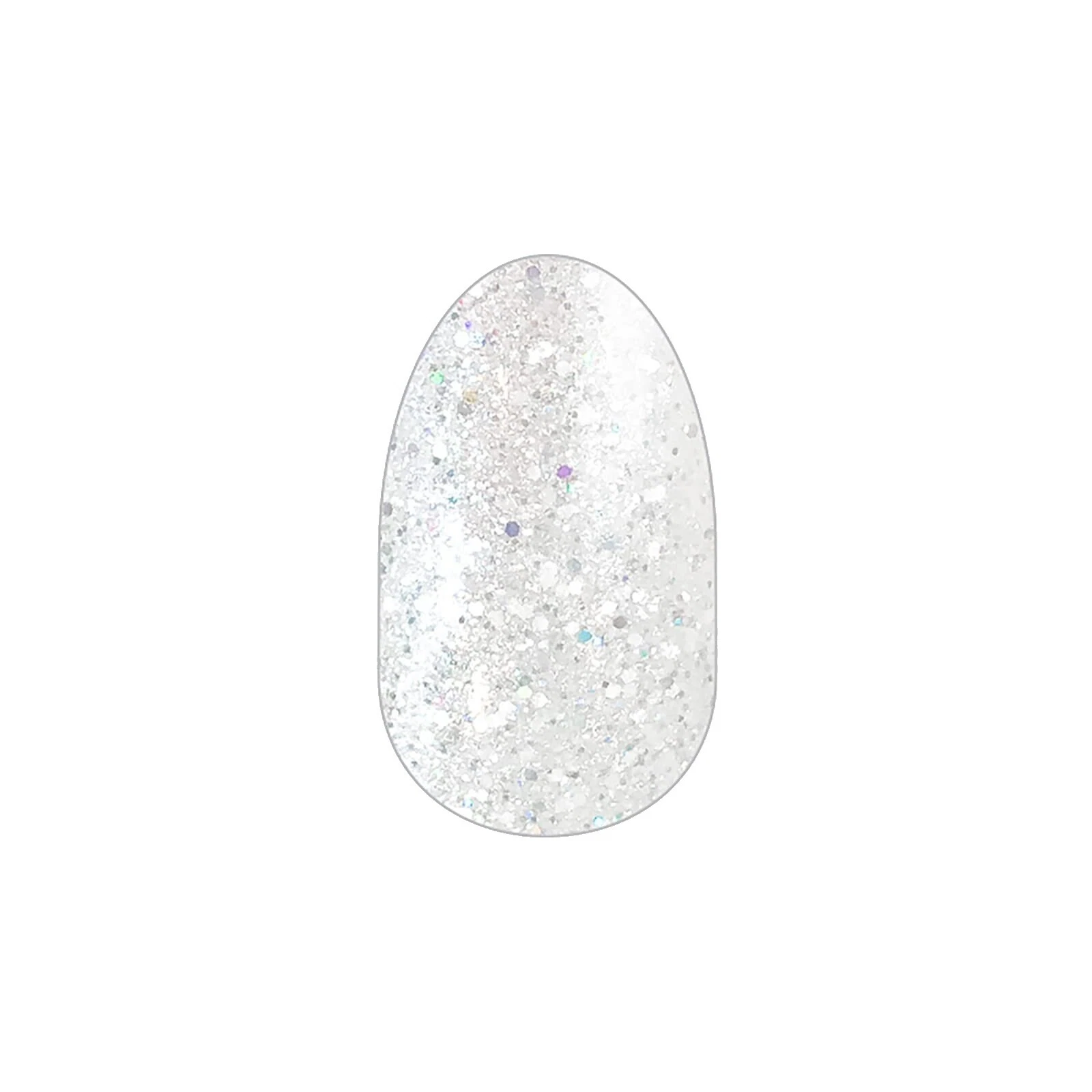 White Glitter Nail Polish