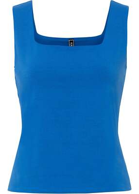Neu Shirt aus Bio-Baumwolle Gr. 32/34 Blau Damenshirt Tunika Basic-Blouse