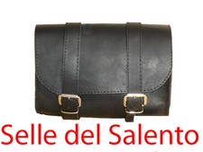 Borsa moto Sissy bar 2 x portapacchi parabrezza harley Chopper Biker bag Bobber