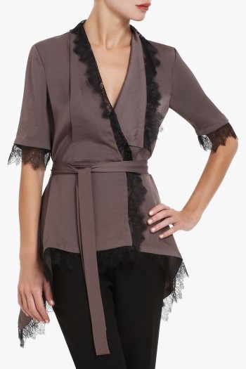 NEW BCBG MAX AZRIA MULBERRY MIST EUNICE TOP JUF1J271/M383