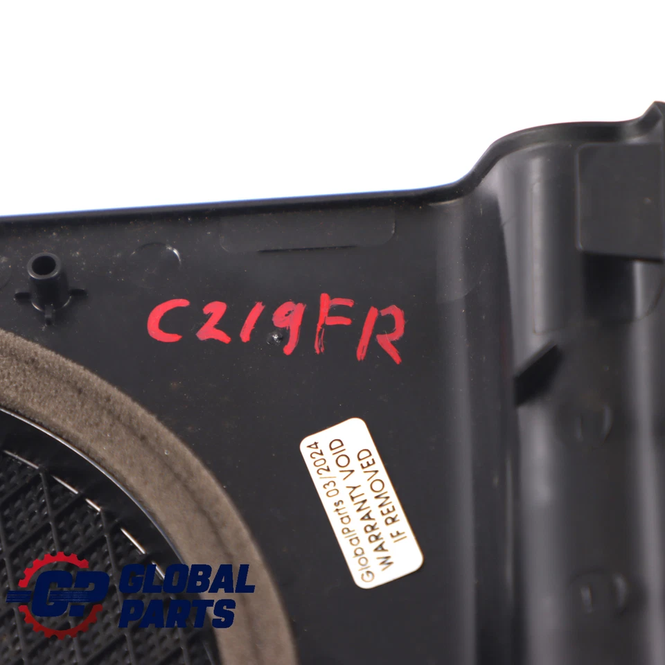 Speaker Cover Mercedes C219 Door Card Front Right O/S Trim Black A2197270288 - Image 4 of 4