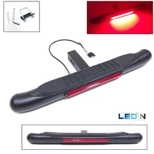 For 2" Receiver Truck Steel Tow Hitch Step Bar Guard Black 28x3" LED Brake 4-pin