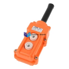 COB-61 Crane Pendant Control Station UP Down Hoist Push Button Switch✦Kd
