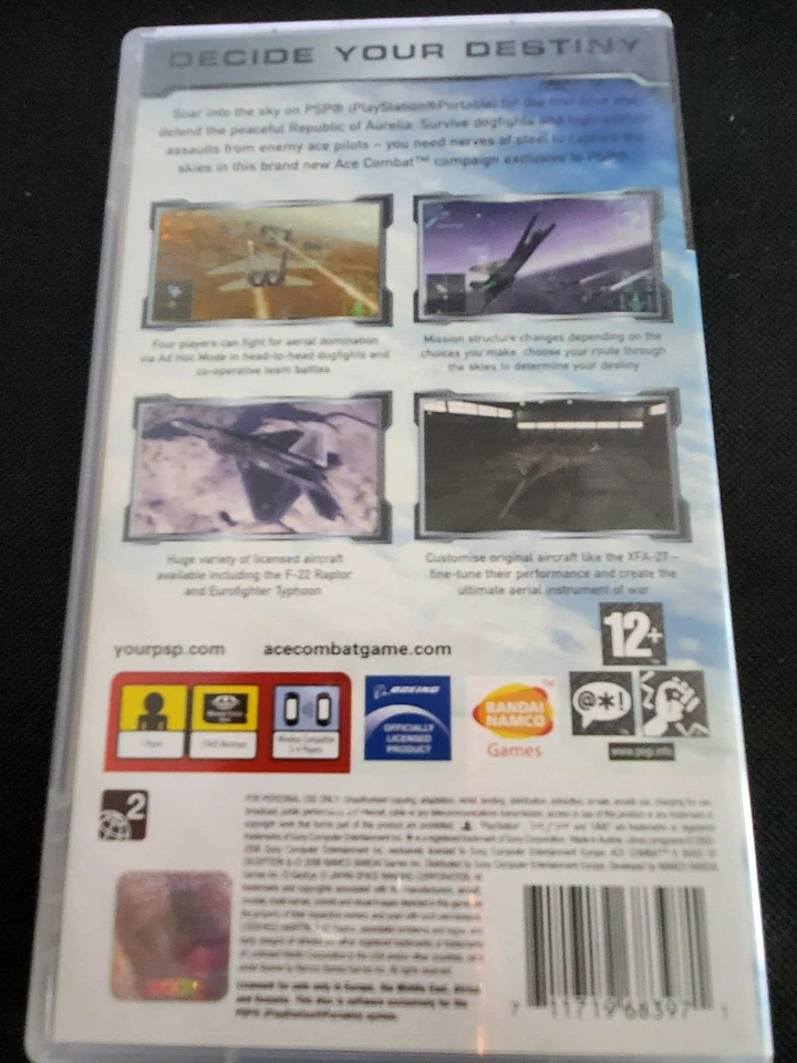 Ace Combat X: Skies of Deception (PSP) PEGI 12+ Combat Game - Image 2 of 3