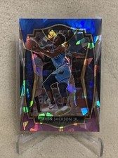 Jaren Jackson Jr 2020-21 Select Blue White Purple Cracked Ice Prizm #114