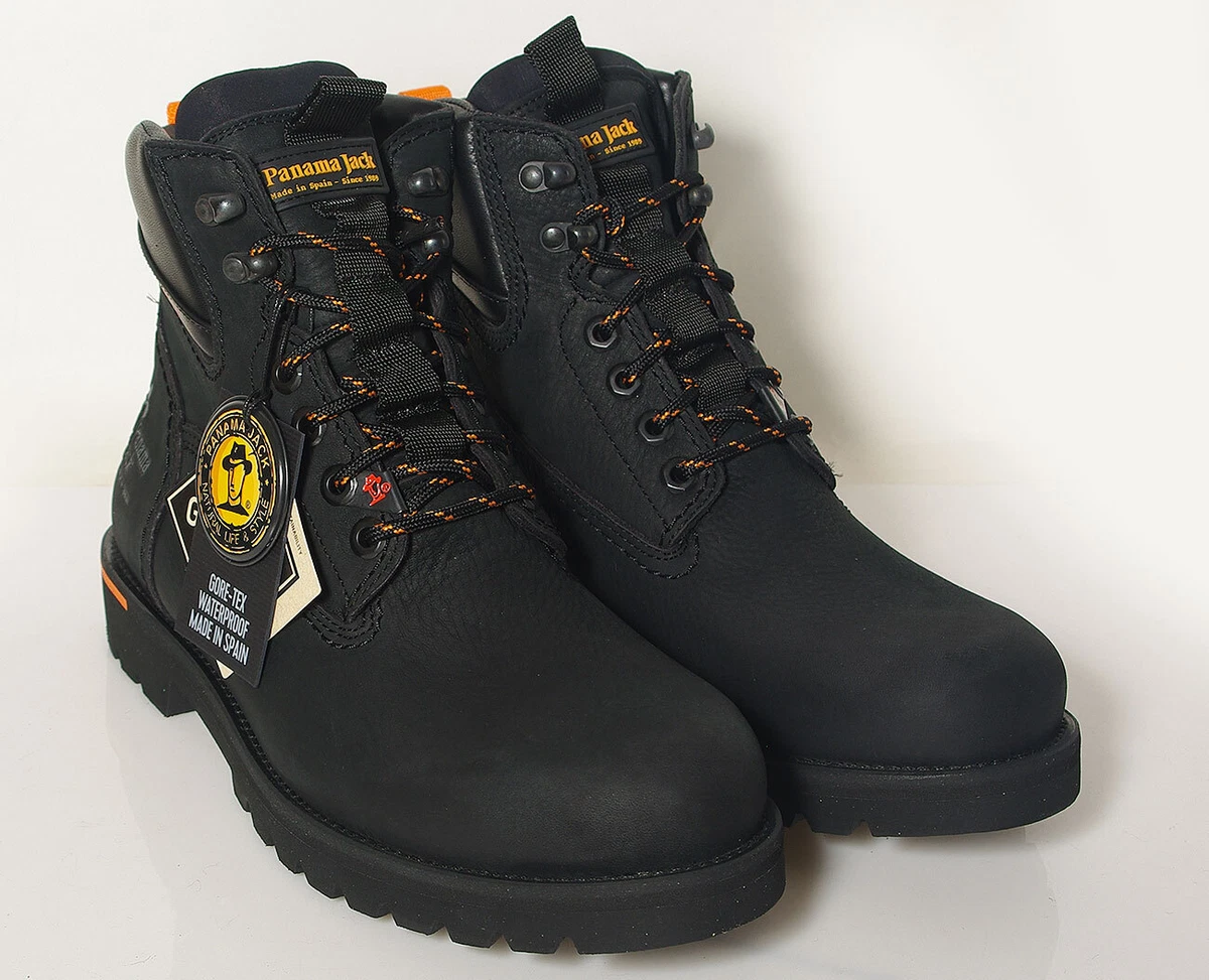 Bota Panama Jack Amur Gtx Urban C1 Nobuck Negro Hombre