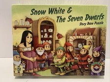 2015 MM Toys Snow White  The Seven Dwarfs Story Base 72 Piece Jigsaw Puzzle
