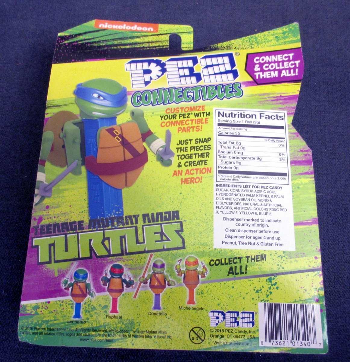 Teenage Mutant Ninja Turtles PEZ Connectibles Set of 4 for sale