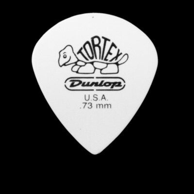 Dunlop Tortex Jazz III 3 weiße Gitarren-Plektren Gitarrenplektren 0,73 mm - 6 10 12 20 24 36