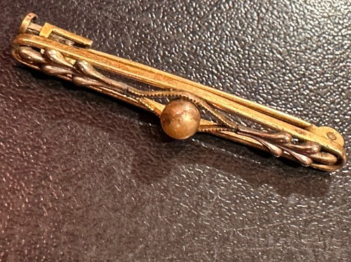 Broche Ancienne Française Vintage - Petite Et Délicate - Métal - Occasion