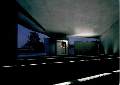 Vitra Fire Station, 1993, Zaha Hadid, Richard Bryant, Design Museum Postcard