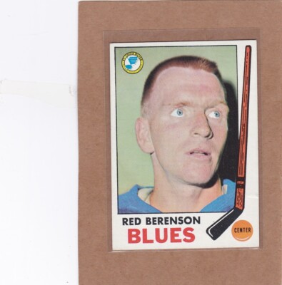 1969-70 TOPPS HOCKEY RED BERENSON #20 BLUES EX+ *A28288