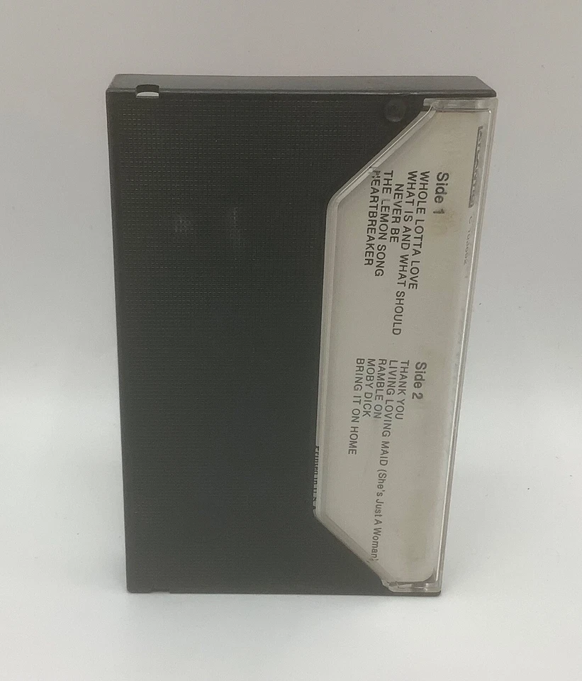 Led Zepplin II-1973 Reissue Cassette Tape-RARE Red Cover - Image 2 of 4