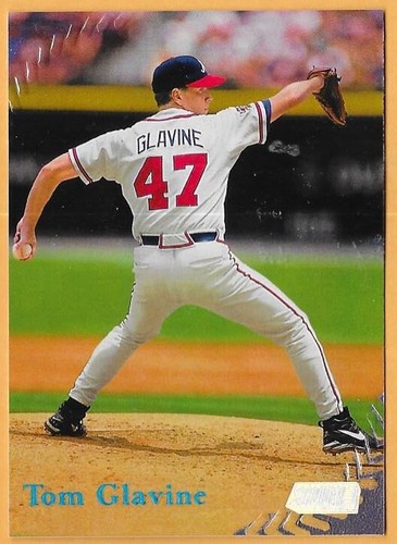 TOM GLAVINE ATLANTA BRAVES #127 - TOPPS STADIUM CLUB NM-MT 1998 - 第 1/2 張圖片