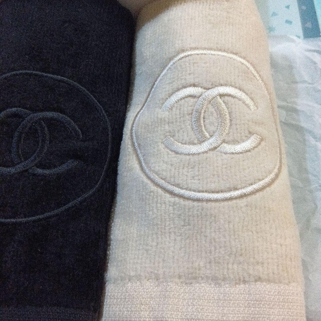 シャネル正規品タオルケット Chanel towel LA COLLECTION Set of 3 Red Black White | eBay