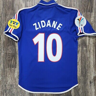2000 Adidas France Home Soccer Jersey Zinedine Zidane Men S 2000 Adidas France Home Soccer Jersey Zinedine Zidane Men S