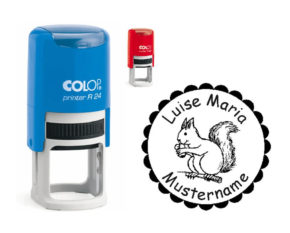 DEKOLANDO Stempel Kinderstempel Namensstempel Motive Einschulung Geburtstag Schulanfang 🎁