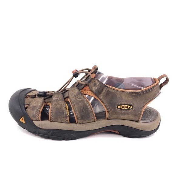 Sandali Keen Newport impermeabili outdoor sport escursionismo uomo taglia 9 5 pelle marrone