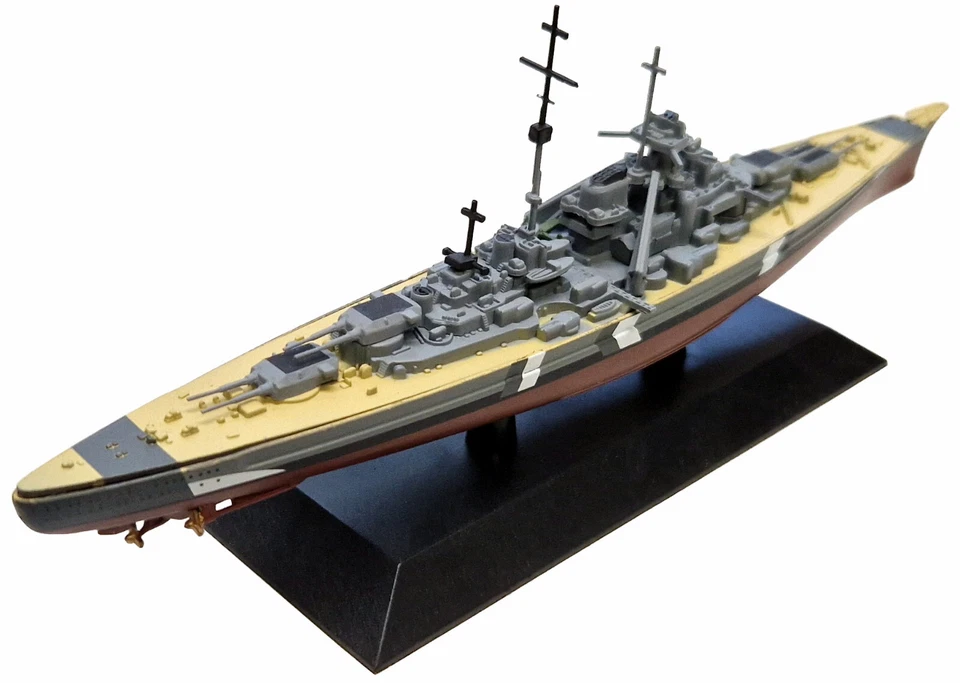 Bismarck Battleship, 1941, Detailed 1:1250 Scale Diecast and Plastic Model - Image 3 of 4