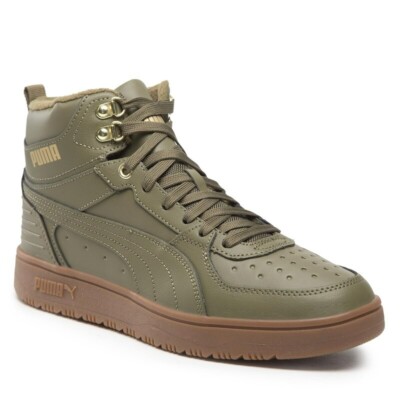 PUMA REBOUND RUGGED HIGH SNEAKERS EUR 42.5 - UK 8.5 PUMA SOFT FOAM BURNT OLIVE